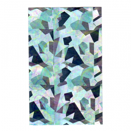 Folie decor unghii, Lila Rossa, cu adeziv, holografica, 089 [1]