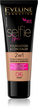 Ten - Fond de ten 2in1, Eveline, Selfie Time, 30ml