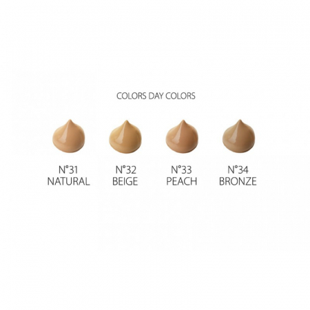 Fond de ten hidratant, acoperire medie, Colors Day, Revers, 50ml, nr 34, bronz [1]