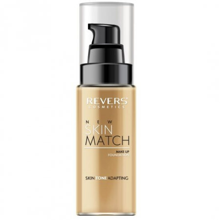 Import - Fond de ten matifiant New Skin Match, cu adaptare la nuanta pielii, Revers, 04, 30ml