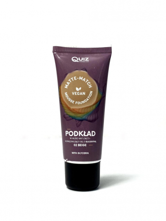 MACHIAJ - Fond de ten QUIZ Matte Match Mousse 30ml