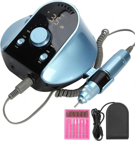 Freza unghii 306, pila electrica unghii Blue [4]