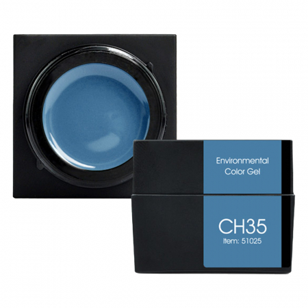 UNGHII - Gel color Canni Mud, albastru zircon, 5 ml, CH35