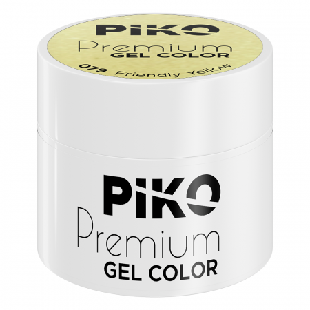 Gel color Piko, Premium, 5g, 079 Friendly Yellow [1]