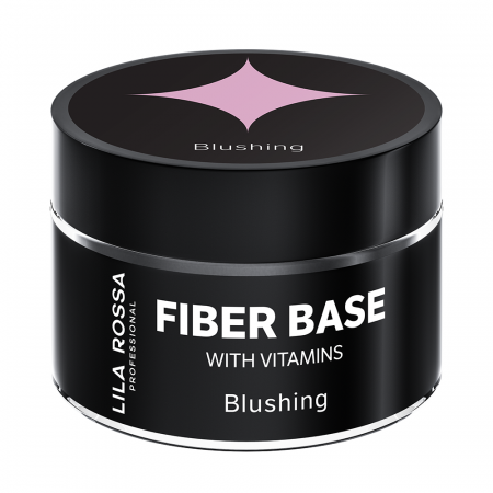 Gel de constructie Lila Rossa Fiber Builder Base cu Vitamine Blushing 15 g [1]