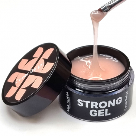 UNGHII - Gel de Constructie Lila Rossa Strong Gel Cover Beige 15 g