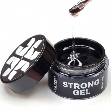 UNGHII - Gel de Constructie Lila Rossa Strong Gel - wipe Top 15 g
