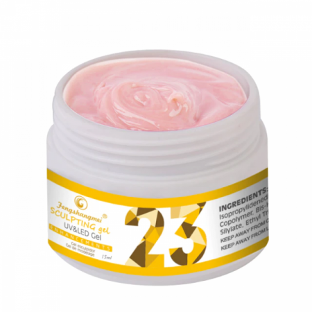 Unghii tehnice - gel de contructie uv-led, FSM, 15ml, NO.23