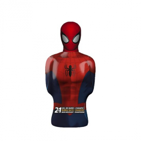 Corp - Gel de dus si sampon 2 in 1, Figurina Spiderman 3D, Baieti,350 ml