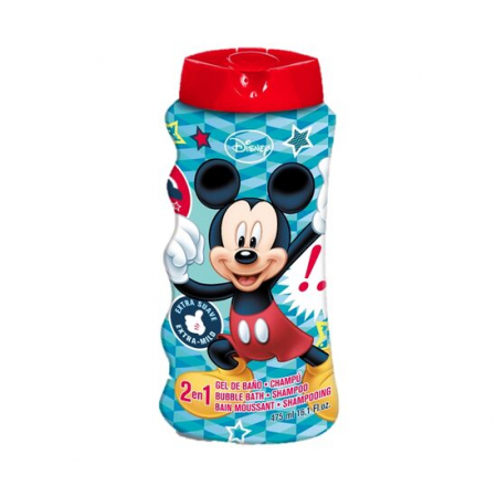 Corp - Gel de dus si Sampon 2 in 1, Mickey Mouse, 475 ml