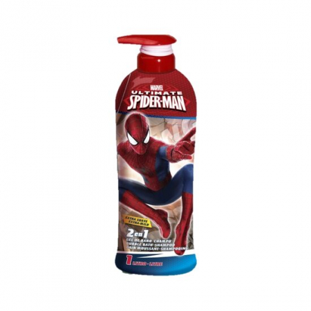 Corp - Gel de dus si sampon 2 in 1, Spiderman, Baieti, Fara lacrimi, 1000ml