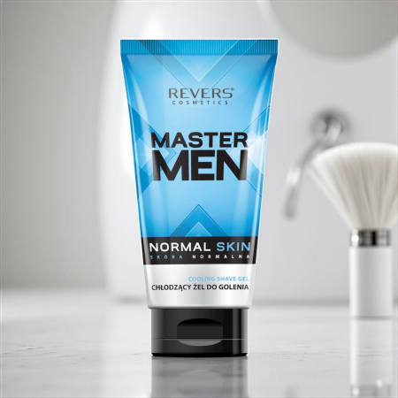 Gel de ras Cooling pentru piele normală, Master Man, Revers, 150 ml [1]