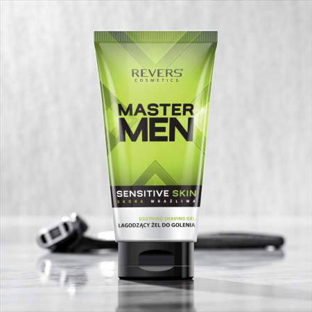 Gel de ras Soothing pentru piele sensibilă, Master Man, Revers, 150 ml [1]