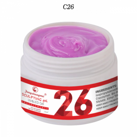 Geluri UV - Gel de constructie UV LED nr. 26 FSM 15g