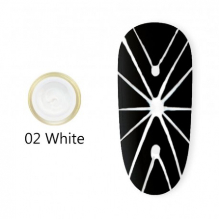 UNGHII - Gel Spider Canni 02 White 8 ml
