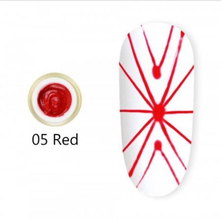 UNGHII - Gel Spider Canni 05 Red 8 ml