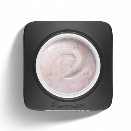 UNGHII - Gel UV 2M - No Filing Milky White with Flakes 30gr