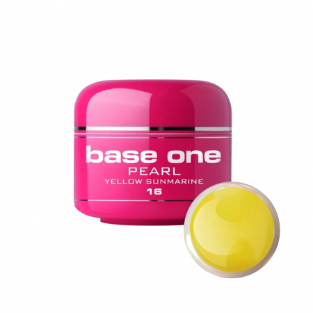 UNGHII - Gel UV color Base One, 5 g, Pearl, yellow sunmarine 16