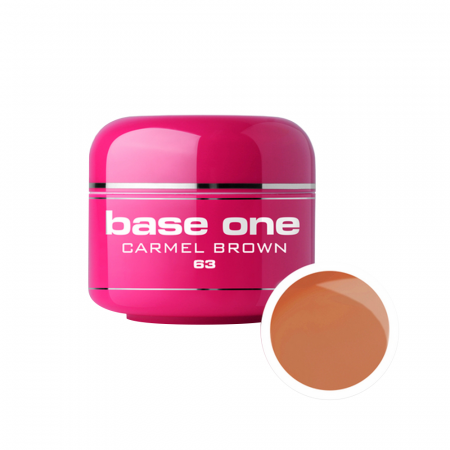 UNGHII - Gel UV color Base One, carmel brown 63, 5 g