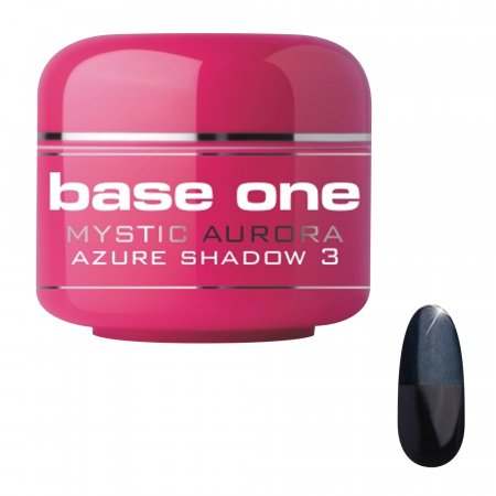 UNGHII - Gel UV color Base One, Mystic Aurora, azure shadow 03, 5 g