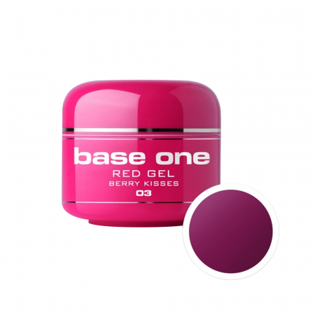 UNGHII - Gel UV color Base One, Red, berry kisses 03, 5 g