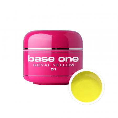UNGHII - Gel UV color Base One, royal yellow 01, 5 g