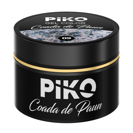 Gel UV color Piko, Coada de paun, 5g, model 09 [1]