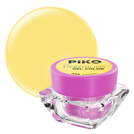 UNGHII - Gel UV color Piko, Premium, 033 Lemon, 5 g