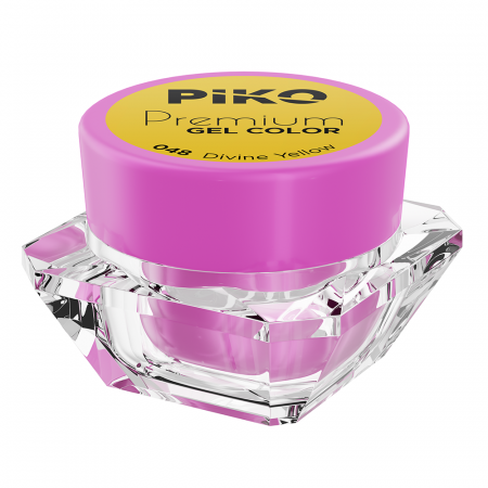 UNGHII - Gel UV color Piko, Premium, 048 Divine Yellow, 5 g