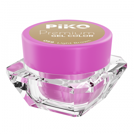Gel UV color Piko, Premium, 059 Light Brown, 5 g [1]