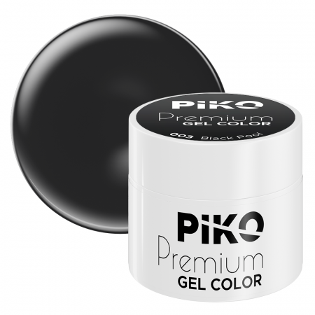 UNGHII - Gel UV color Piko, Premium, 5 g, 003 Black Pool