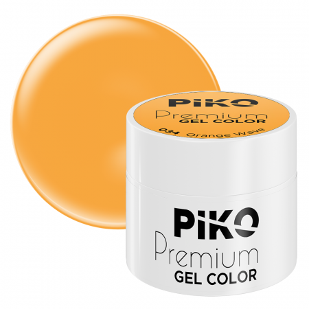 UNGHII - Gel UV color Piko, Premium, 5 g, 034 Orange Wave