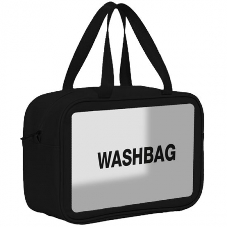 Import - Gentuta cosmetica impermeabila, unisex, WashBag Top Choice 99328, negru