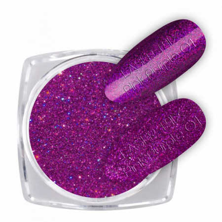 UNGHII - Glitter Laser Mix Pink Purple - Nr. 01