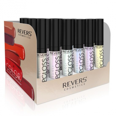 MyCosmetics - Gloss de buze Holografic My Holo, Revers, Set II Mix 24 bucati, nr.07-12
