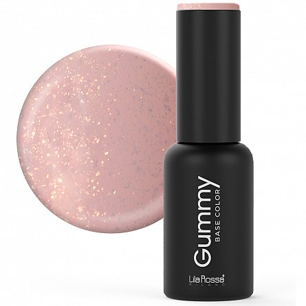 UNGHII - Gummy Base Color, Sprinkle Peach, Lila Rossa, 7 ml