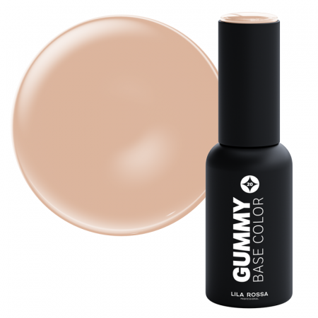 UNGHII - Gummy Base Color, Orange Cream, Lila Rossa, 7 ml