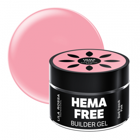 Hema Free gel de constructie unghii Lila Rossa Dark French Pink 50 g [0]
