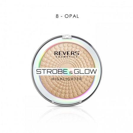 Iluminator pudra, Strobe and Glow, Revers, 8g, Nr 08, Opal [2]