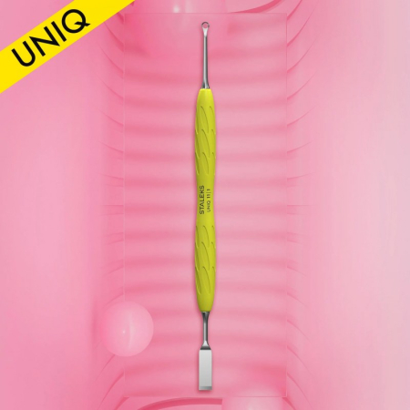 Unghii tehnice - Instrument cuticule Staleks Pro UNIQ PQ-11/1 Yellow