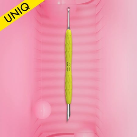 UNGHII - Instrument cuticule Staleks Pro UNIQ PQ-11/2 Yellow