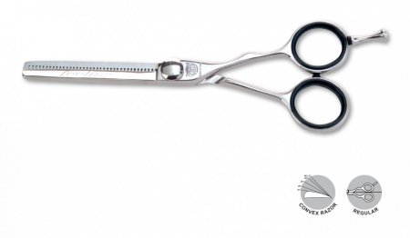 SALOANE - Kiepe Professional Foarfeca profesionala de filat dreapta 5.5 inci 38 dinti Sensation