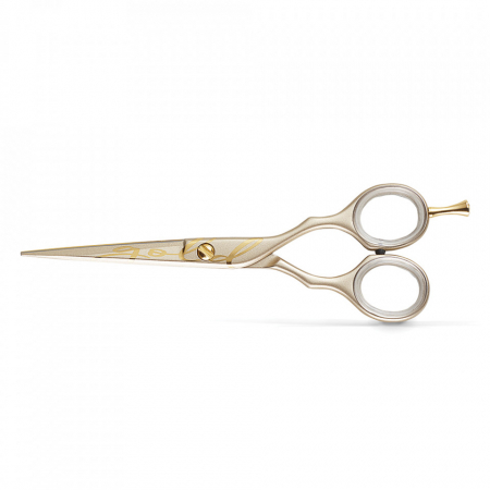 Ustensile frizerie si coafor - Kiepe Professional Foarfeca profesionala de tuns dreapta 5.5 inci 2451 Gold