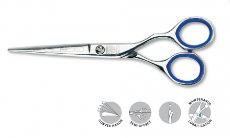 Foarfeci, pamatufuri - Kiepe Professional Foarfeca profesionala de tuns semi-offset 5.5 inci Studio Style