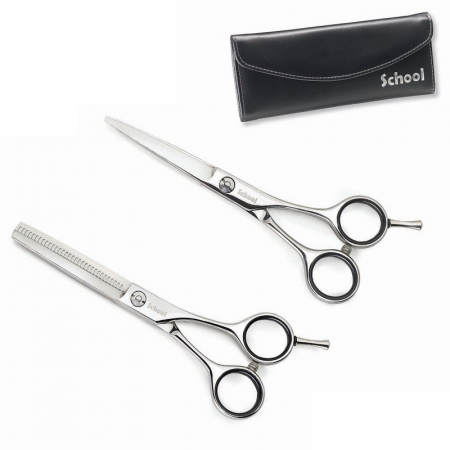 SALOANE - Kiepe Professional Set profesional cu 2 foarfeci tuns+filat 5.5 inci School Series Regular