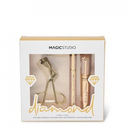 MACHIAJ - Kit 3 produse cosmetice pentru ochi Diamond Shiny Look Magic Studio MS50590
