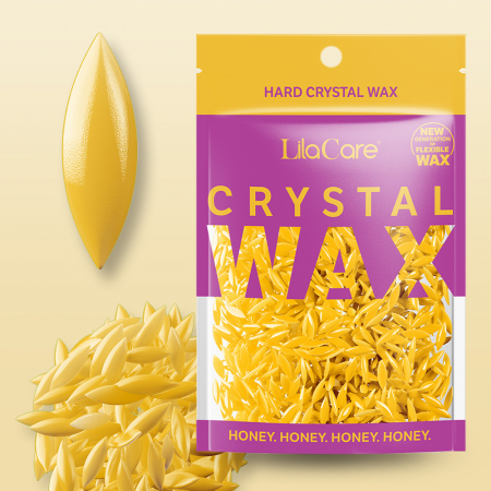 Kit epilare ceara granule Miere cu aparat de epilat cu ceara, ulei dupa epilat, spatule ceara, incalzitor ceara Lila Care [4]