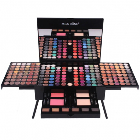 Kit makeup Like a Princess, trusa cu 190 farduri si set 12 pensule cu husa [7]