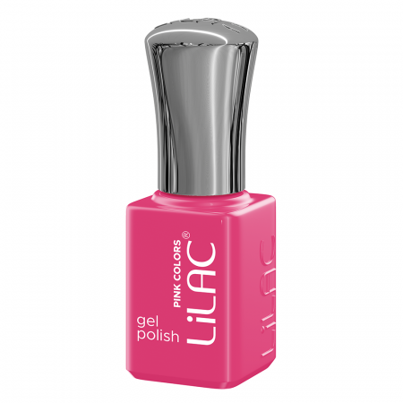 Kit oja semipermanenta, 12 oje Lilac, Pink colors, 10 culori + base coat + top coat [14]