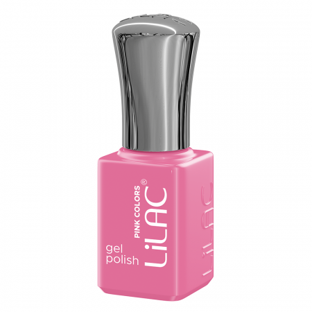 Kit oja semipermanenta, 12 oje Lilac, Pink colors, 10 culori + base coat + top coat [11]